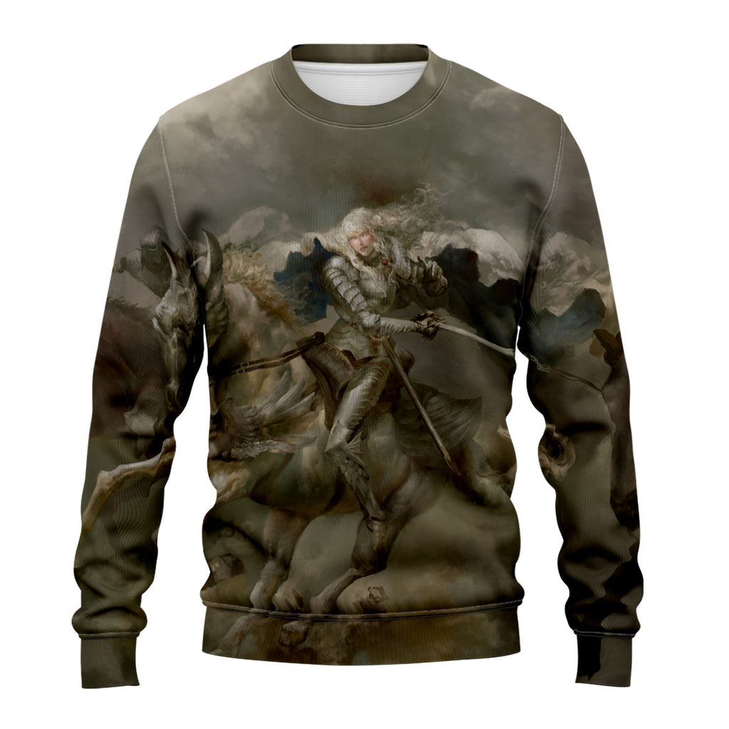 Berserker Casca Riding Into Battle Anime Apparel