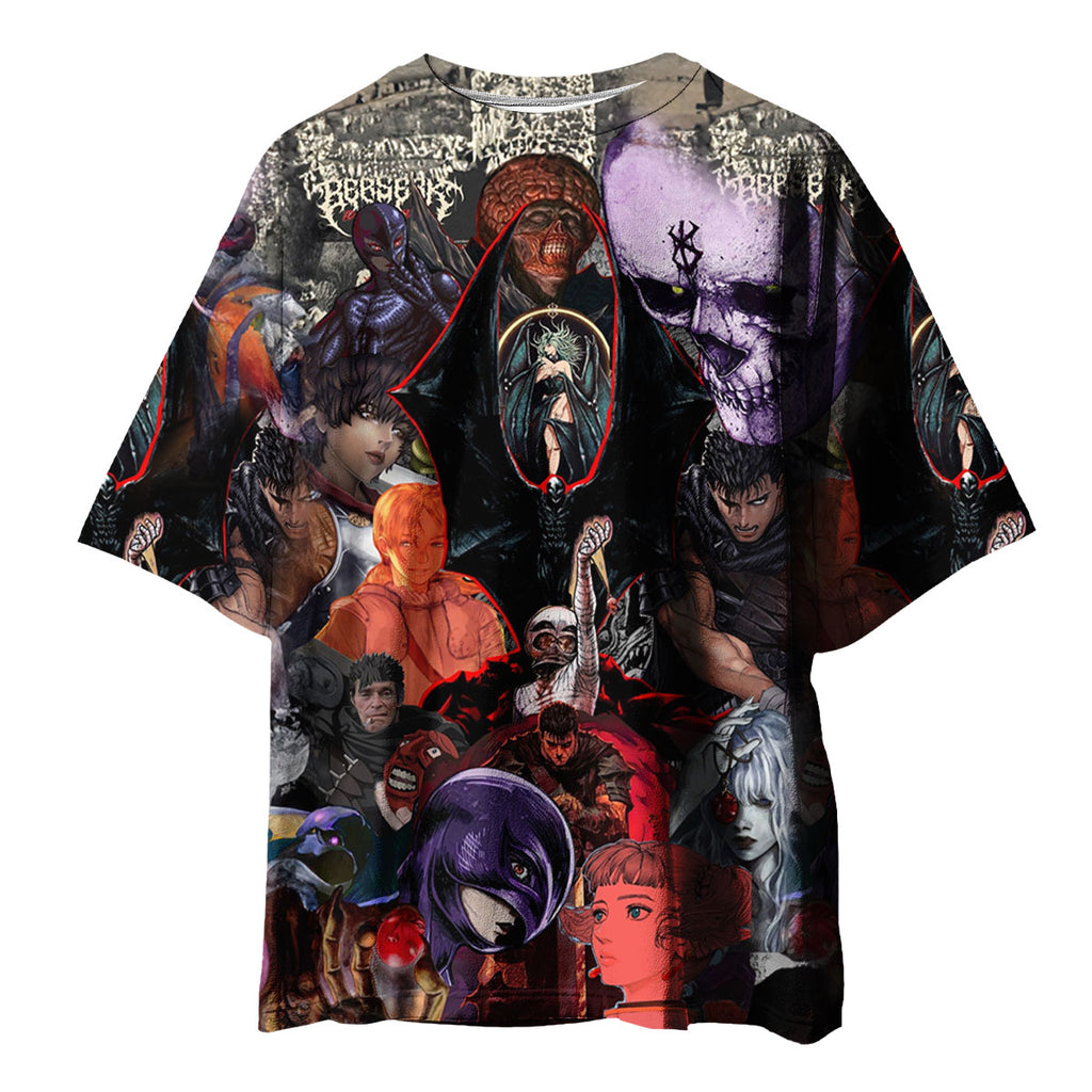 Berserker Dark Collage Battle Art Anime Apparel