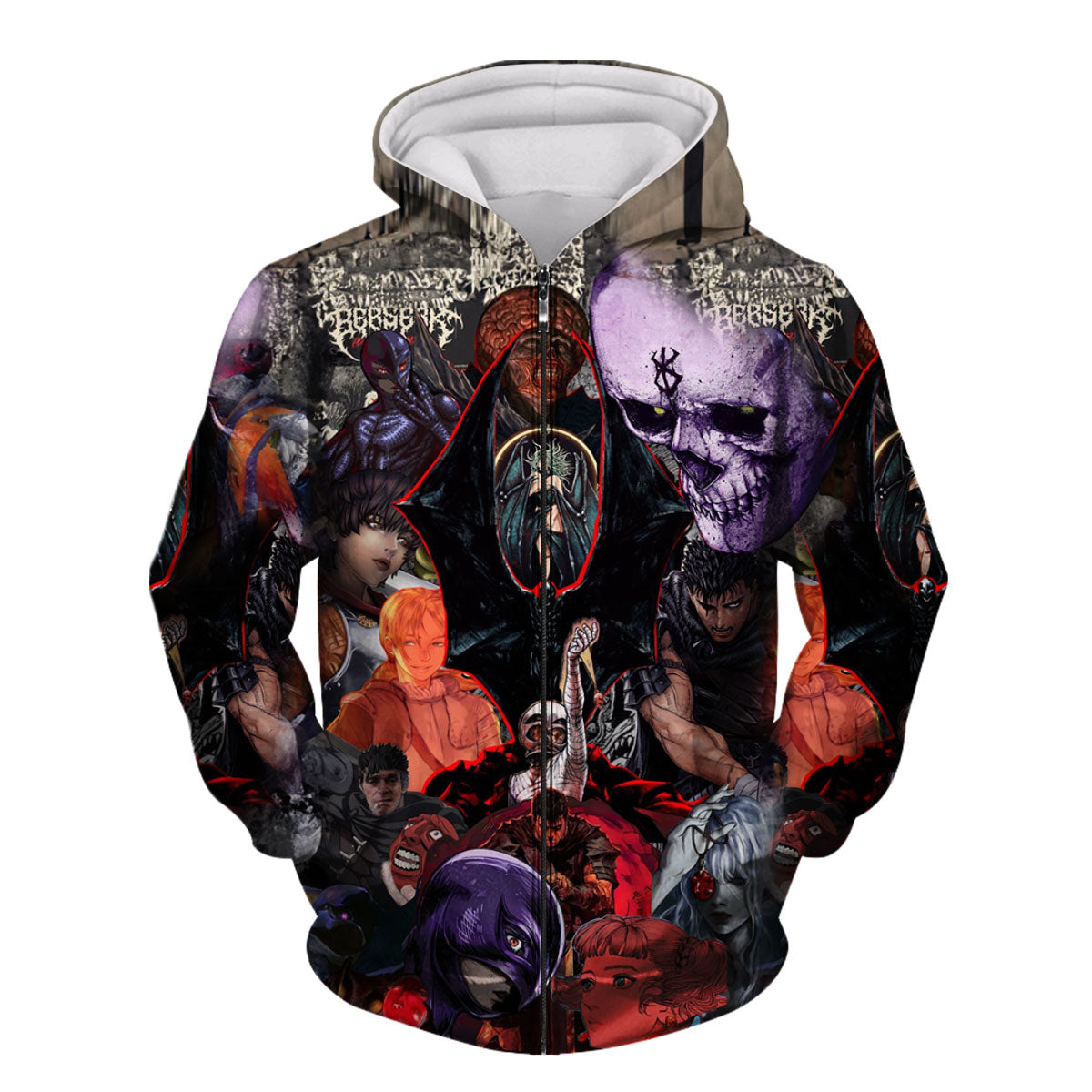 Berserker Dark Collage Battle Art Anime Apparel