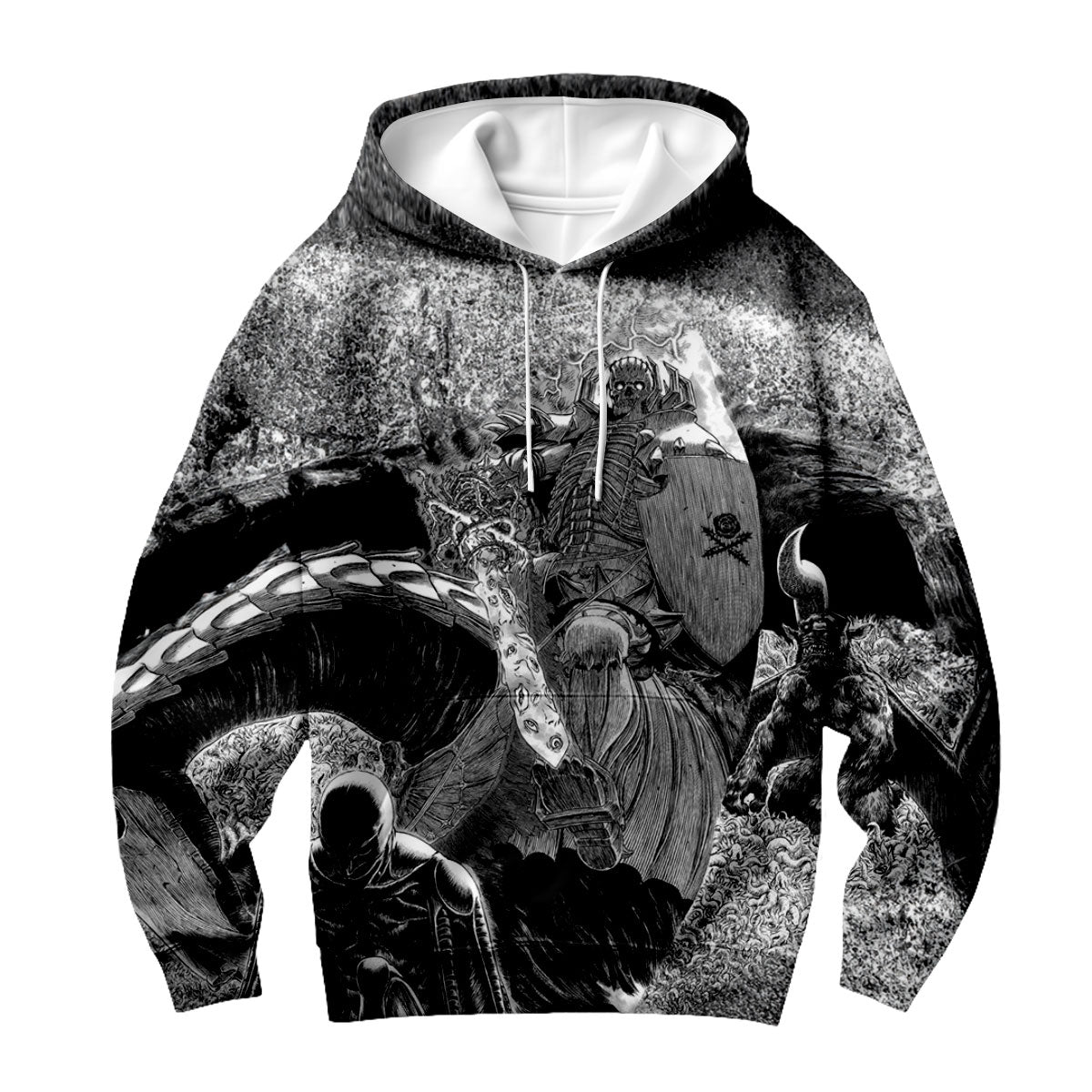 Berserker Godhand Skeleton Knight Darkwings Anime Apparel
