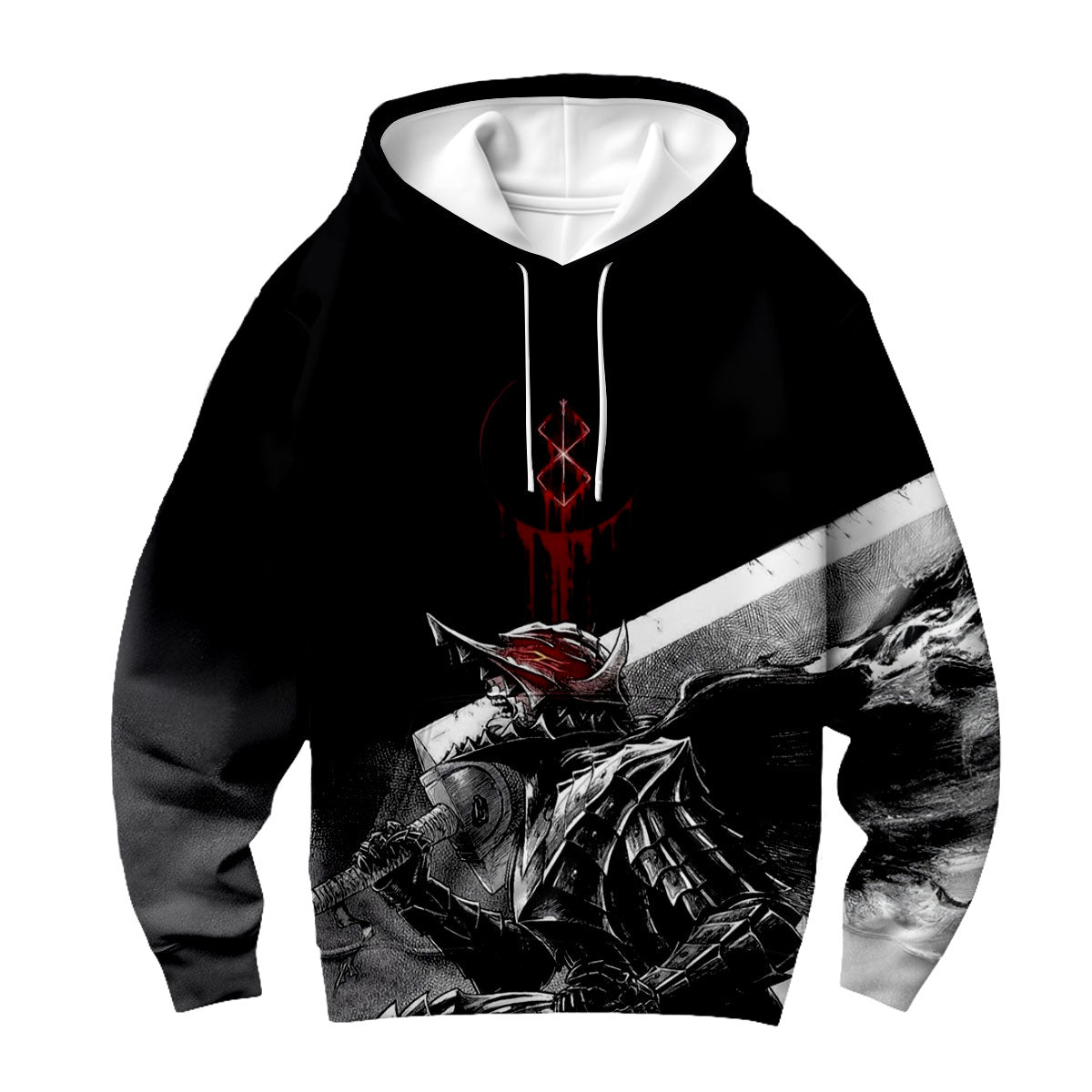 Berserker Guts Armored Greatsword Side Anime Apparel