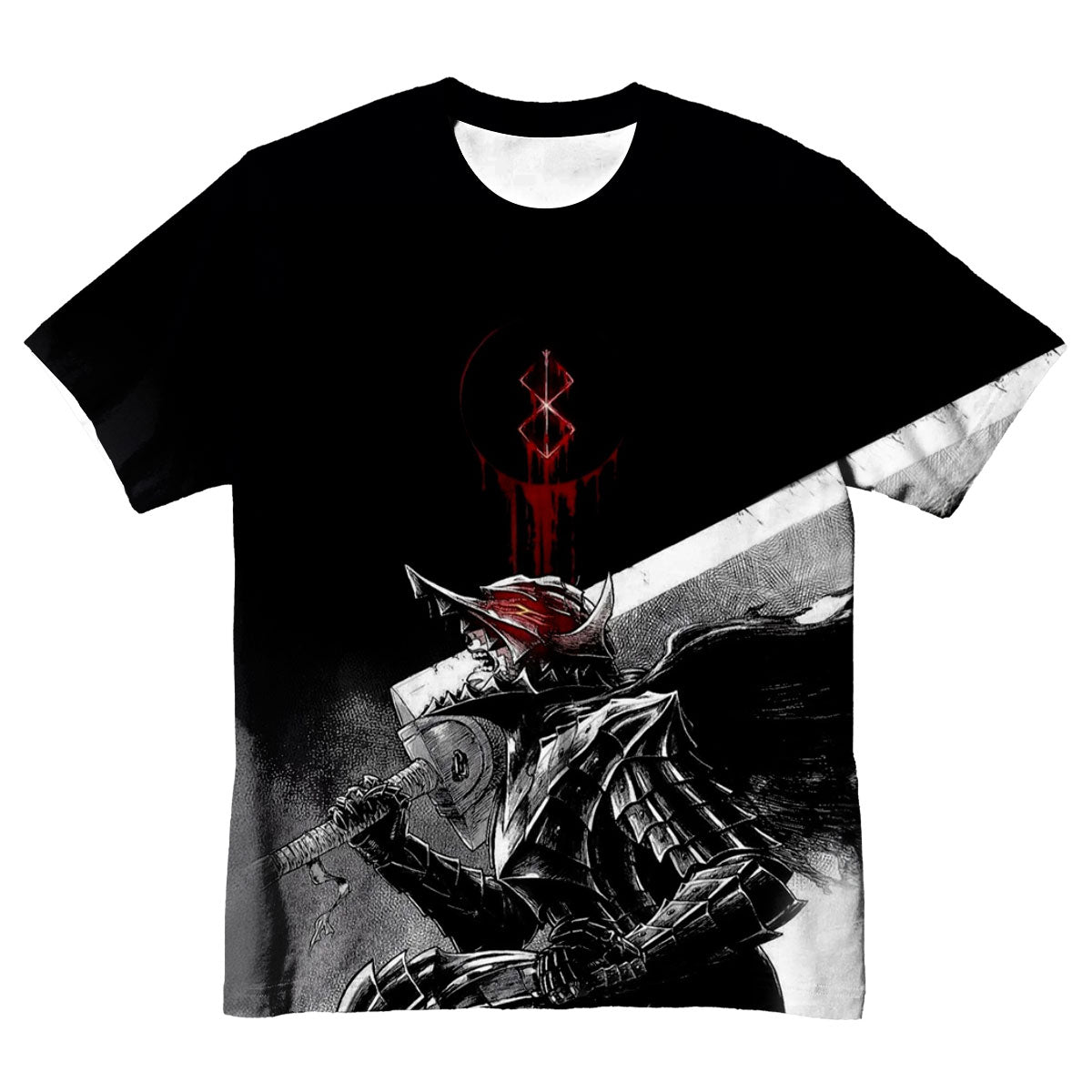 Berserker Guts Armored Greatsword Side Anime Apparel