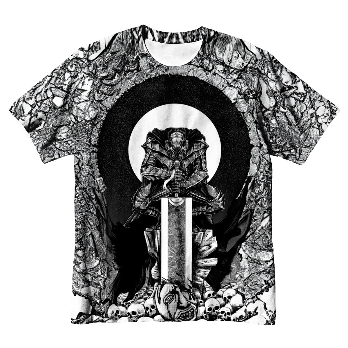 Berserker Guts Armored Meditating Circle Anime Apparel