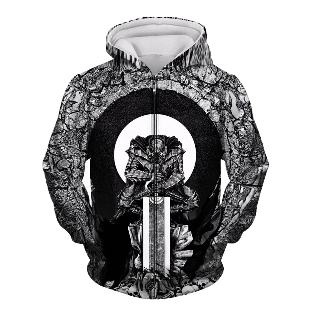 Berserker Guts Armored Meditating Circle Anime Apparel
