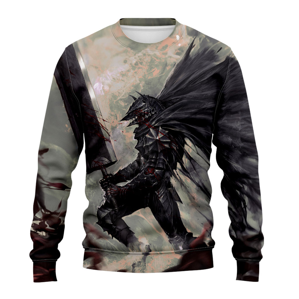 Berserker Guts Armored Swordsman Combat Anime Apparel