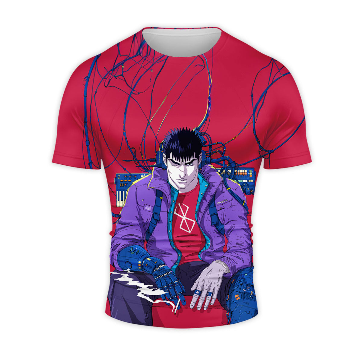 Berserker Guts Cyberpunk Combatant Anime Apparel