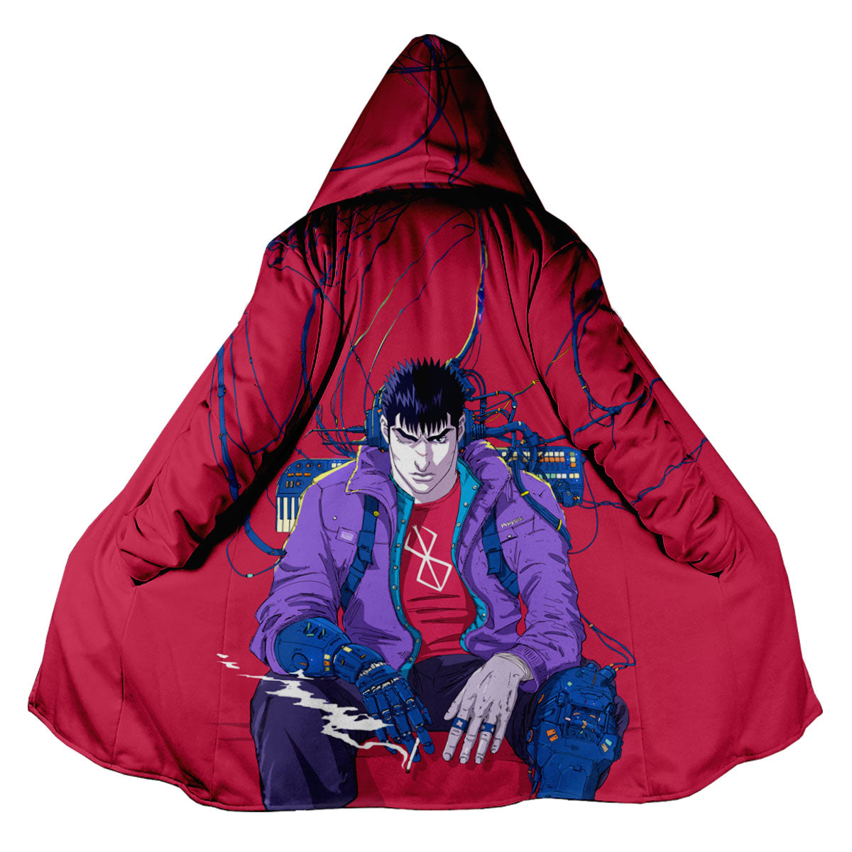 Berserker Guts Cyberpunk Combatant Anime Apparel