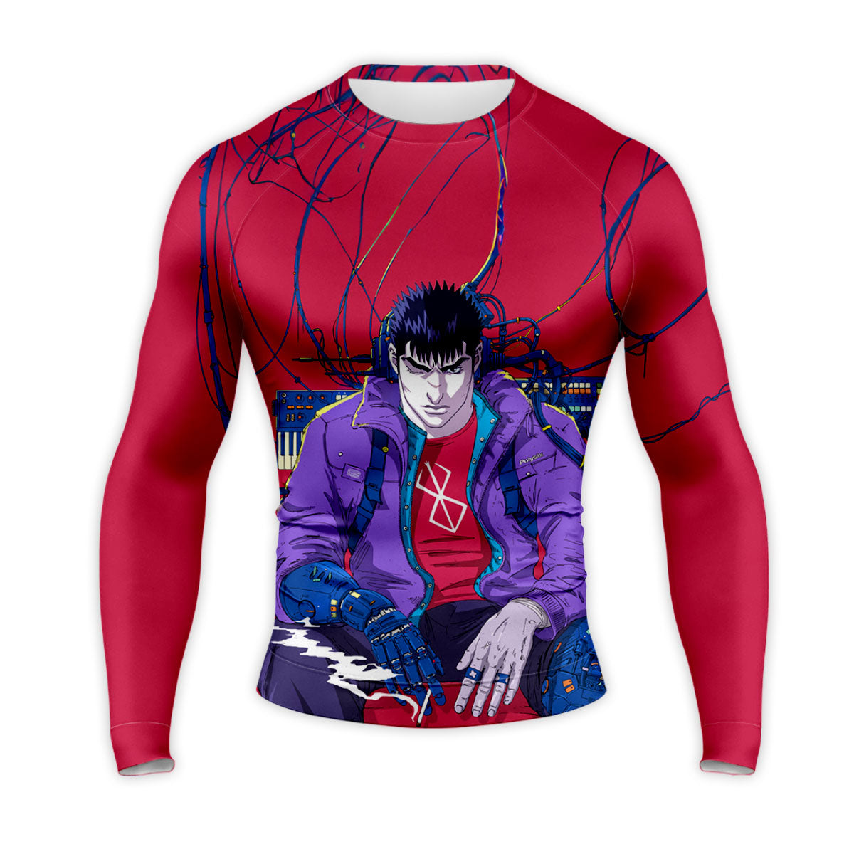 Berserker Guts Cyberpunk Combatant Anime Apparel
