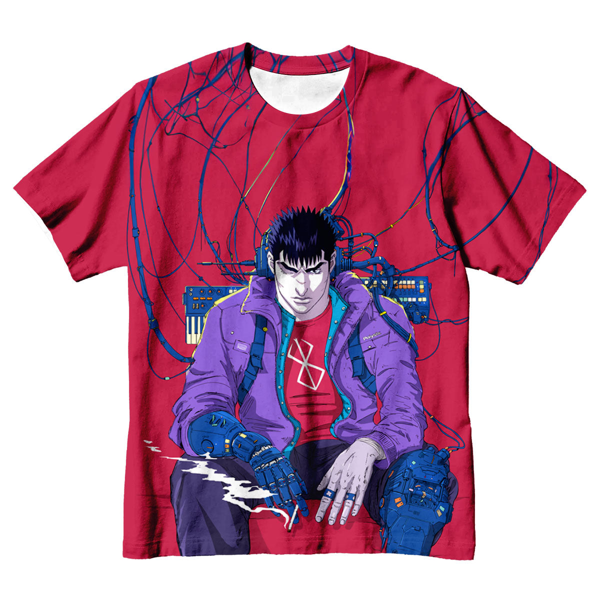Berserker Guts Cyberpunk Combatant Anime Apparel