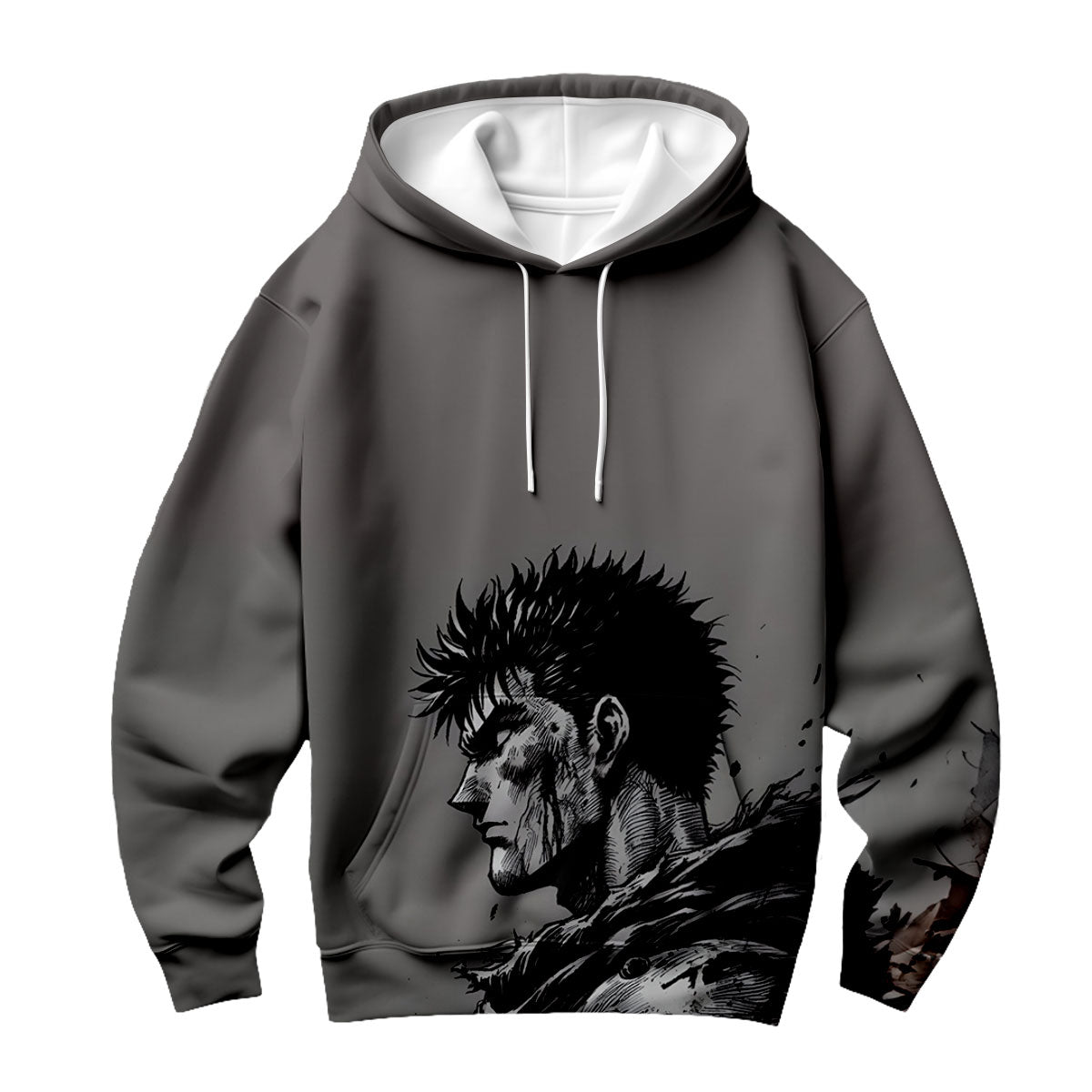 Berserker Guts Fierce Portrait Anime Apparel