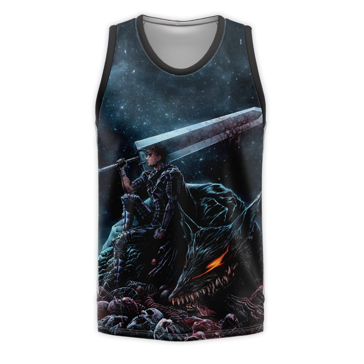 Berserker Guts Riding Demon Anime Apparel