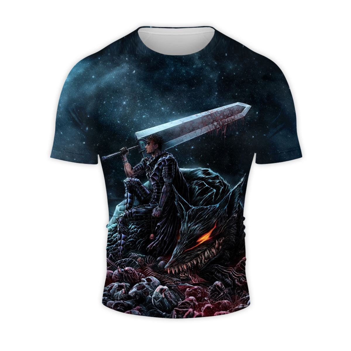 Berserker Guts Riding Demon Anime Apparel