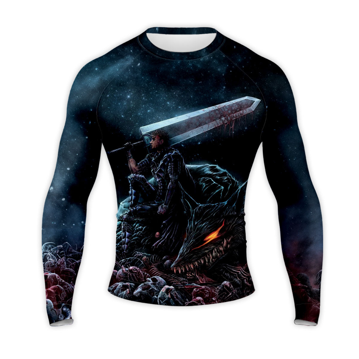 Berserker Guts Riding Demon Anime Apparel