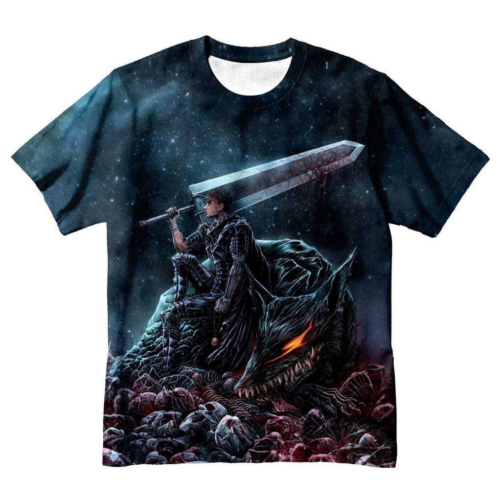 Berserker Guts Riding Demon Anime Apparel