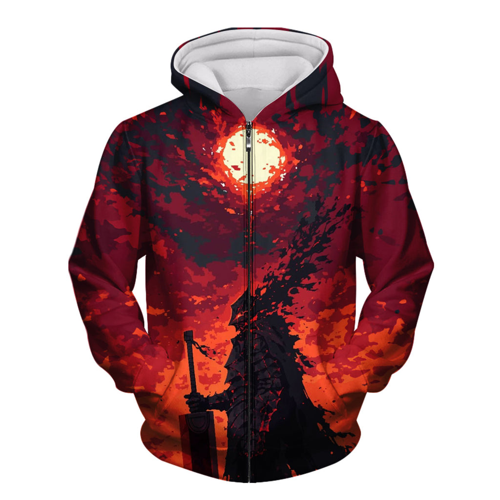 Berserker Guts Standing With Sword Anime Apparel