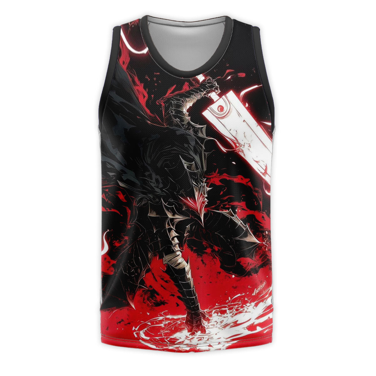 Berserker Guts Wielding Greatsword Anime Apparel