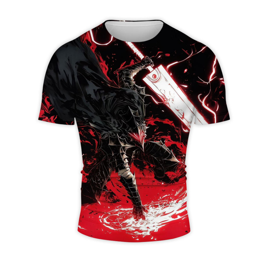 Berserker Guts Wielding Greatsword Anime Apparel