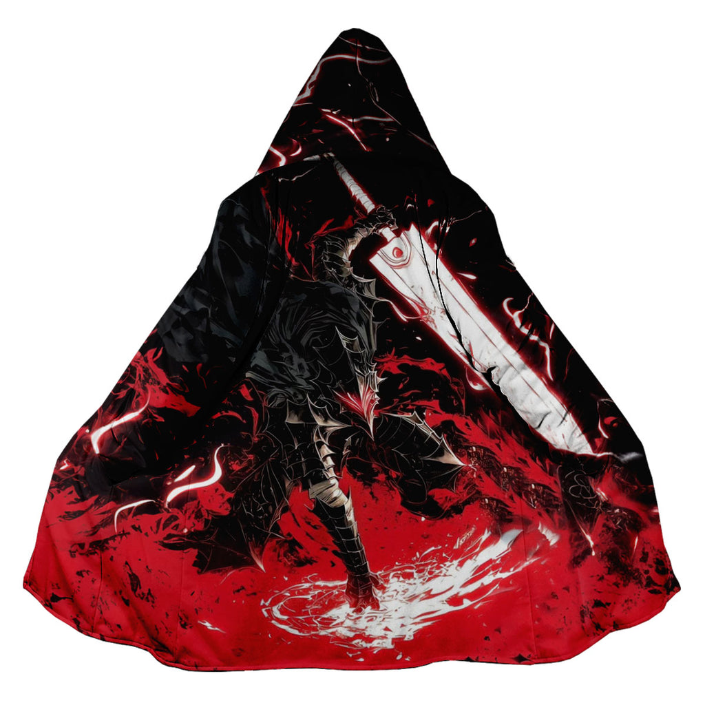 Berserker Guts Wielding Greatsword Anime Apparel
