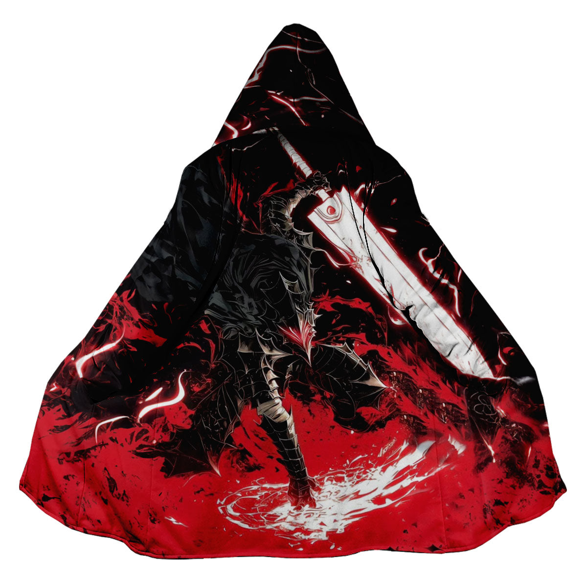 Berserker Guts Wielding Greatsword Anime Apparel
