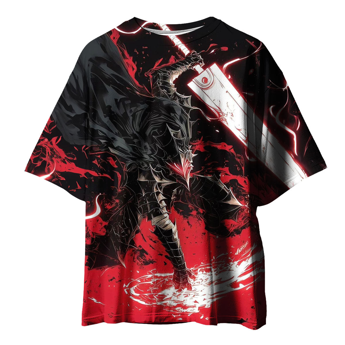 Berserker Guts Wielding Greatsword Anime Apparel