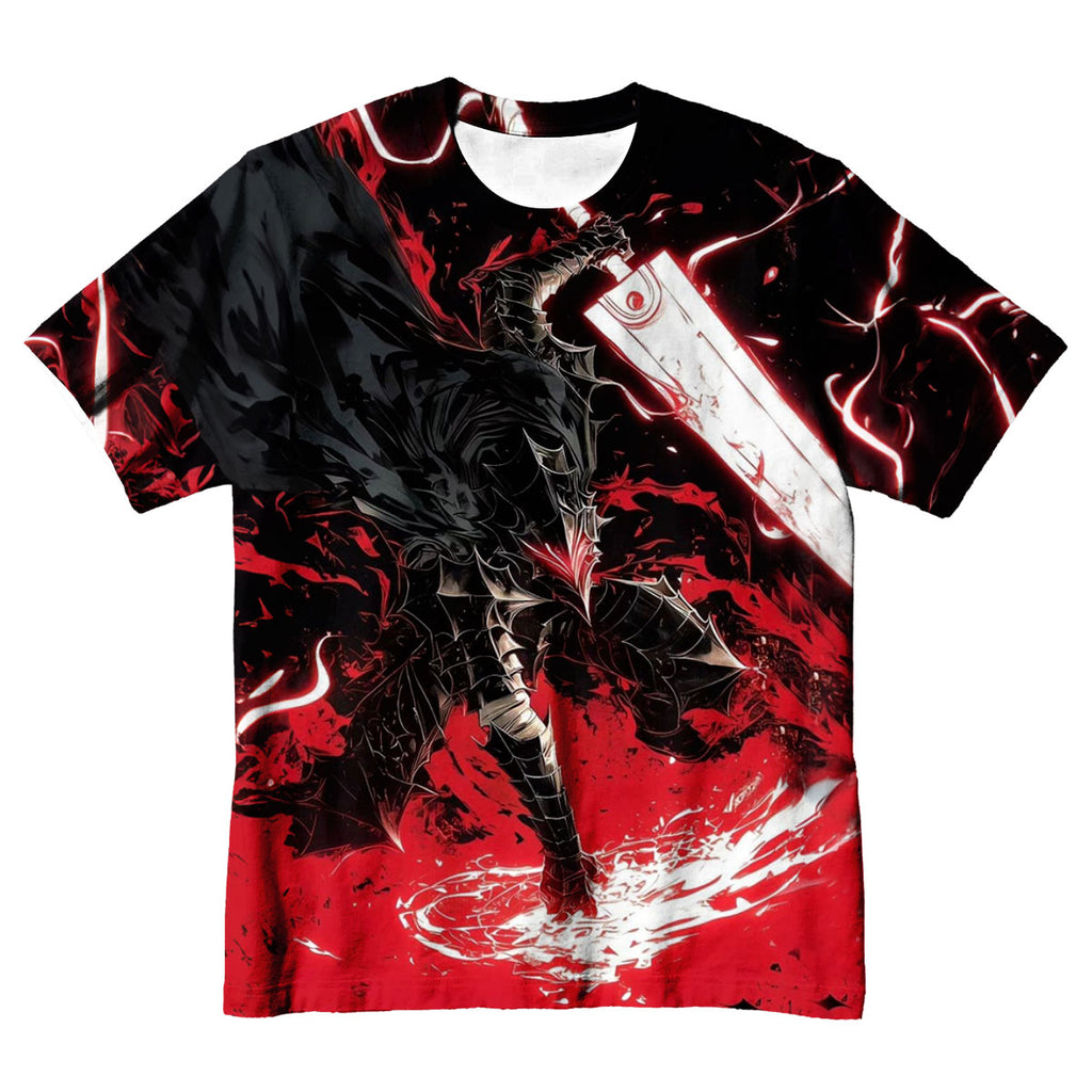 Berserker Guts Wielding Greatsword Anime Apparel