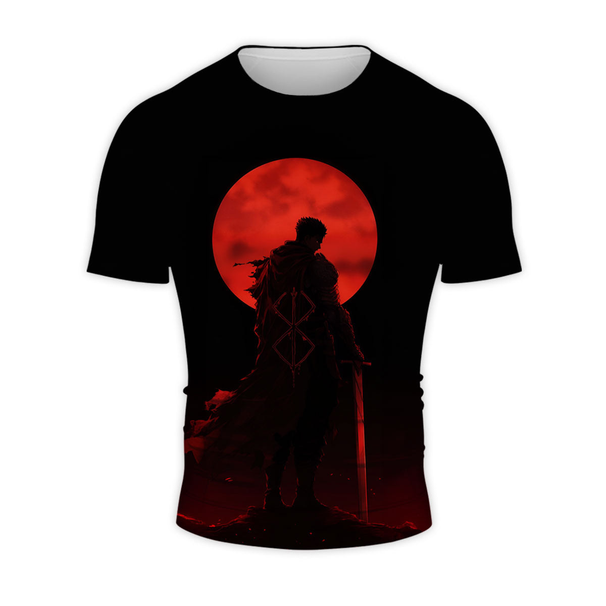 Berserker Guts Wielding Sword Anime Apparel