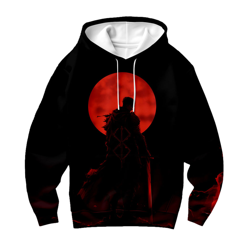Berserker Guts Wielding Sword Anime Apparel