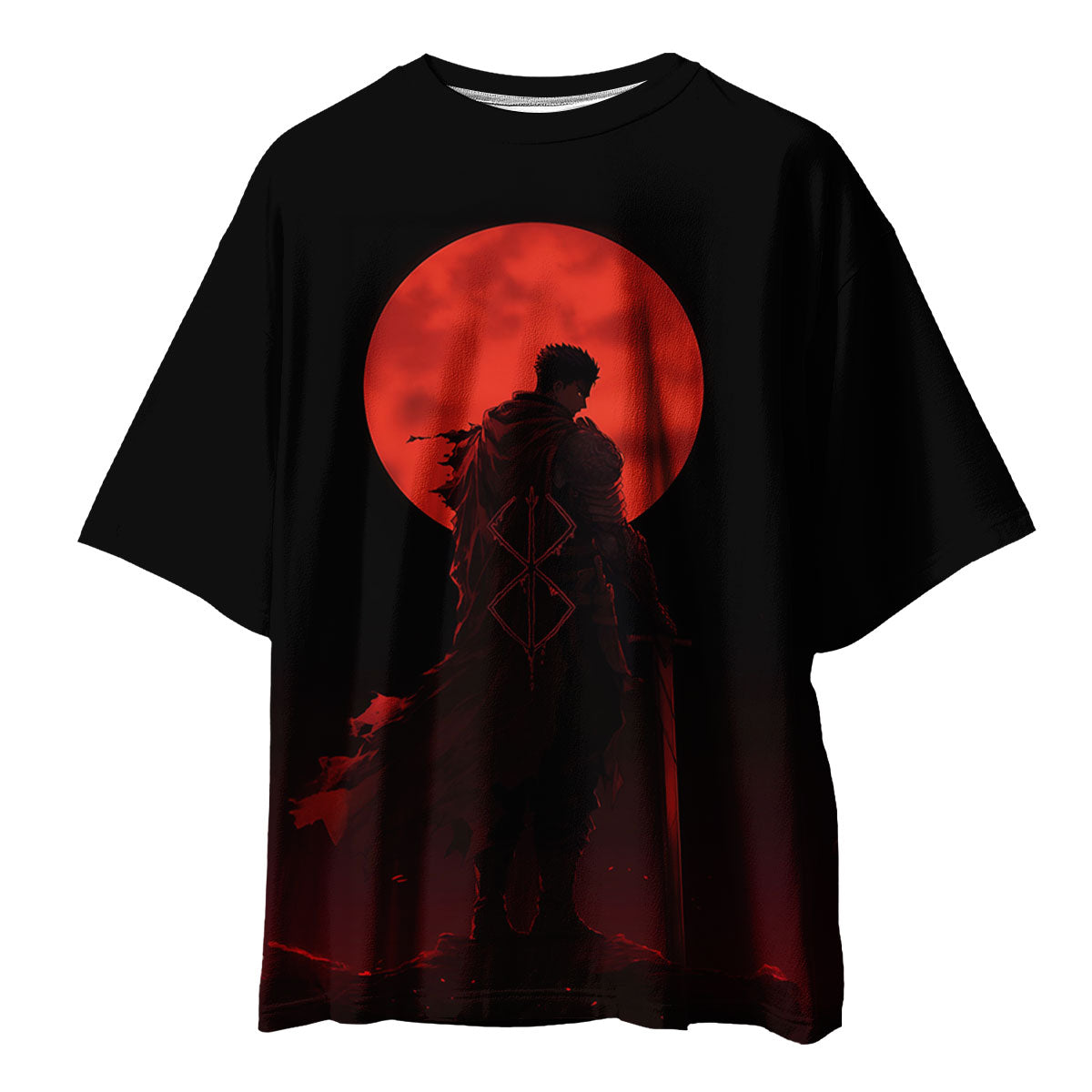 Berserker Guts Wielding Sword Anime Apparel