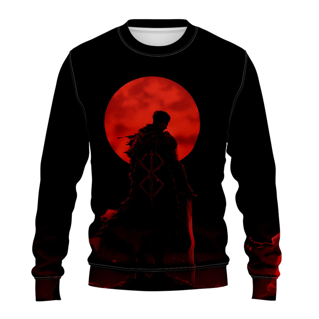 Berserker Guts Wielding Sword Anime Apparel
