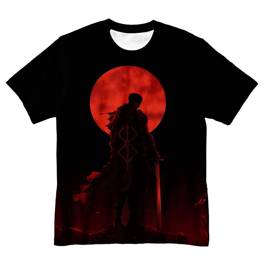 Berserker Guts Wielding Sword Anime Apparel