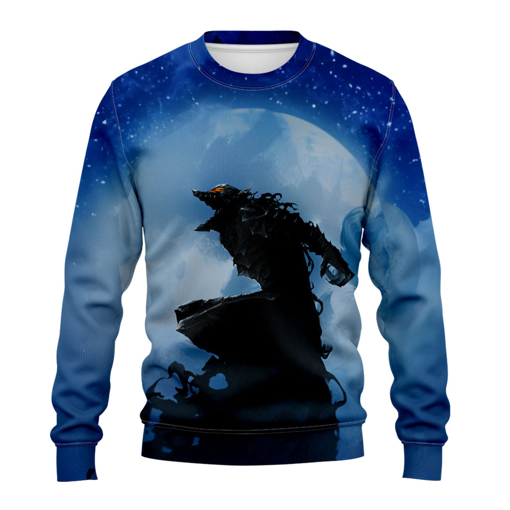 Berserker Moonlit Silhouette Battle Anime Apparel