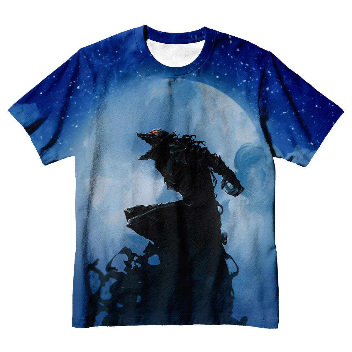 Berserker Moonlit Silhouette Battle Anime Apparel