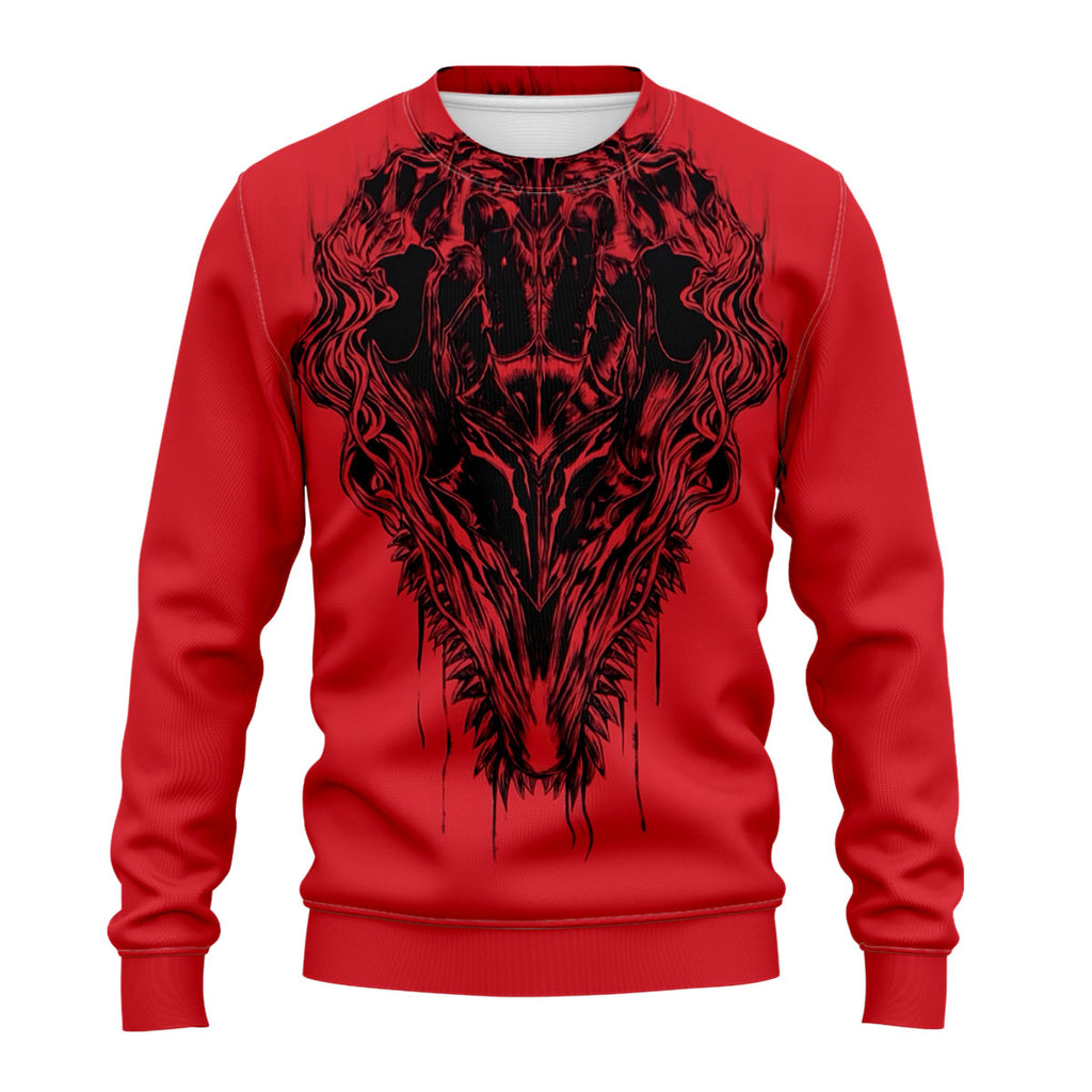 Berserker Sacrifice Dark Emblem Red Anime Apparel