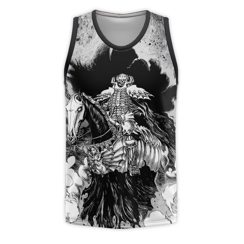 Berserker Skeleton Knight Mounted Comic Anime Apparel