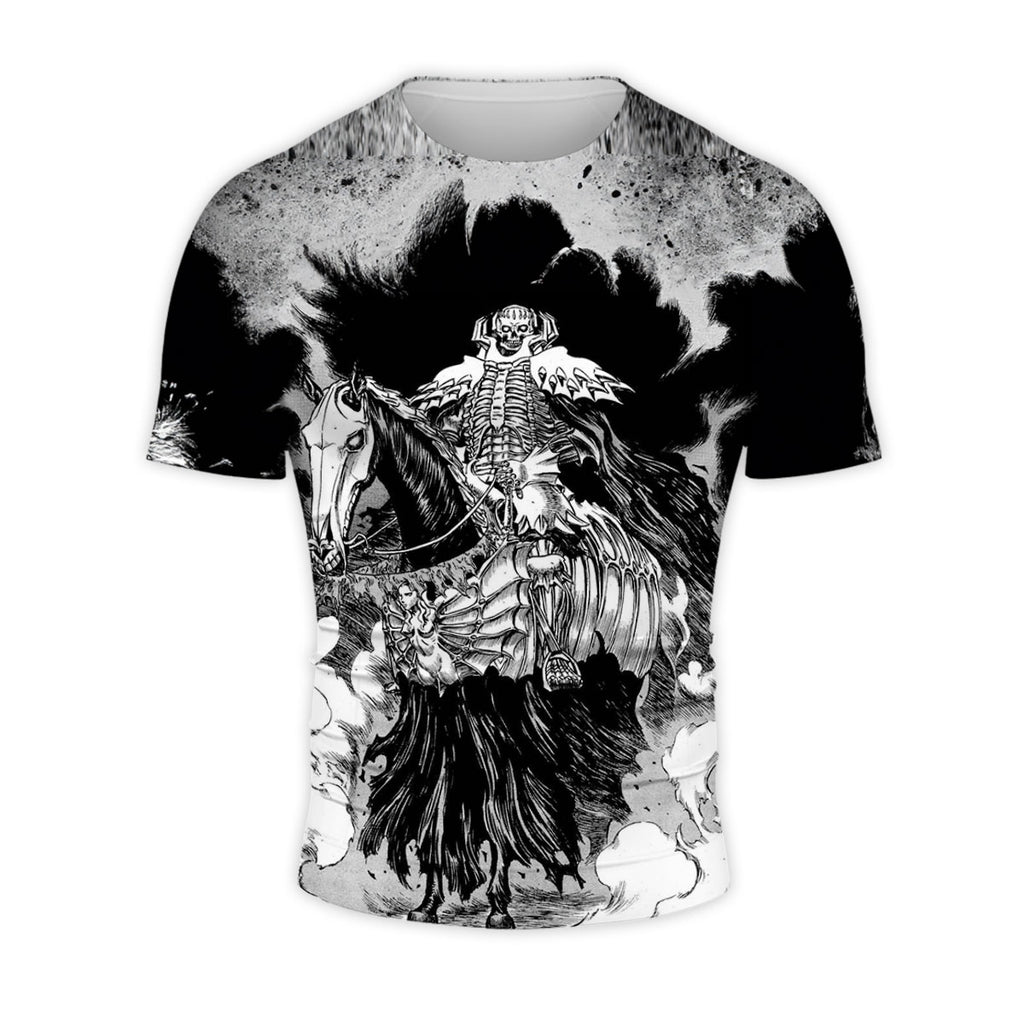 Berserker Skeleton Knight Mounted Comic Anime Apparel