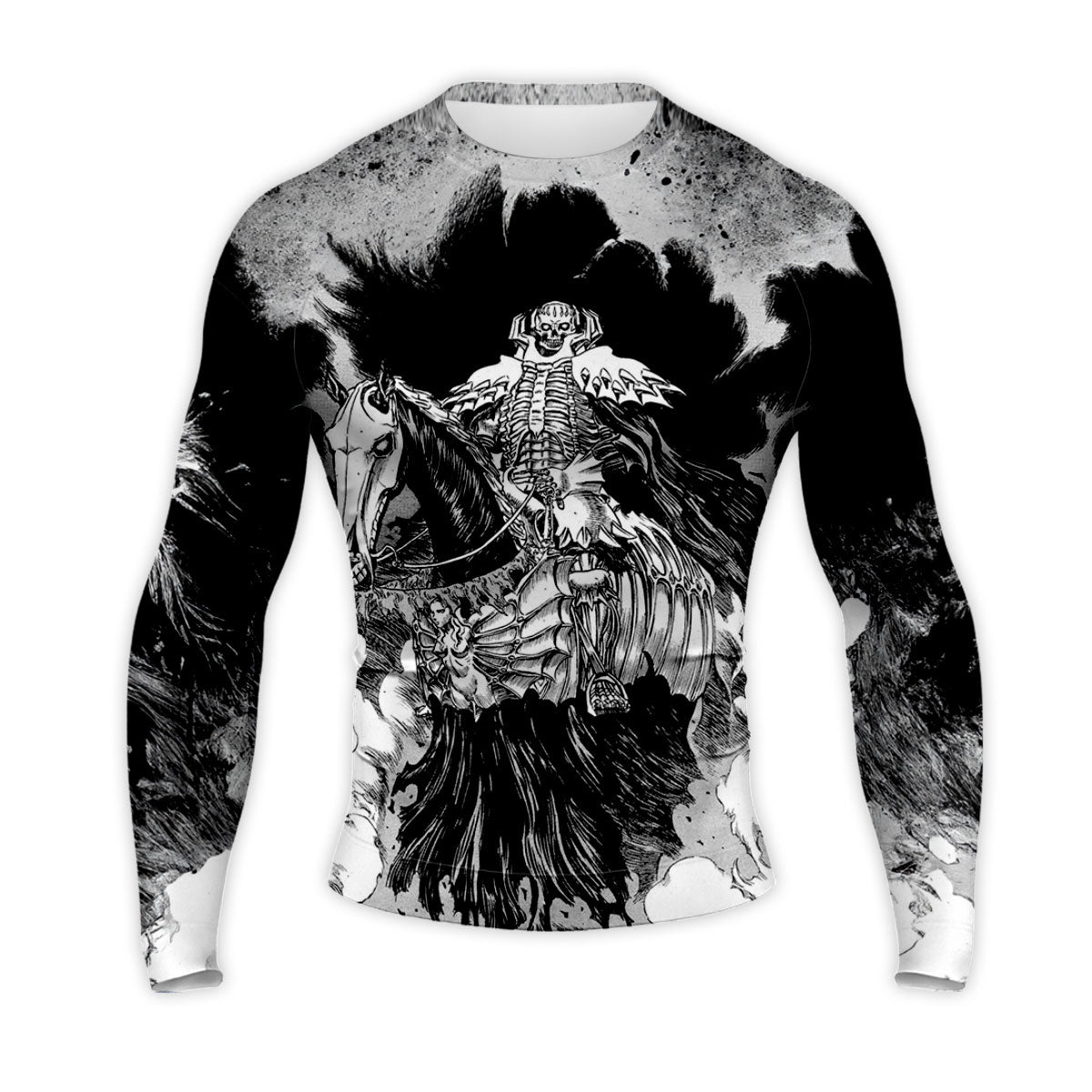 Berserker Skeleton Knight Mounted Comic Anime Apparel