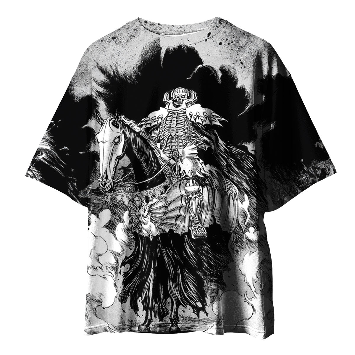 Berserker Skeleton Knight Mounted Comic Anime Apparel