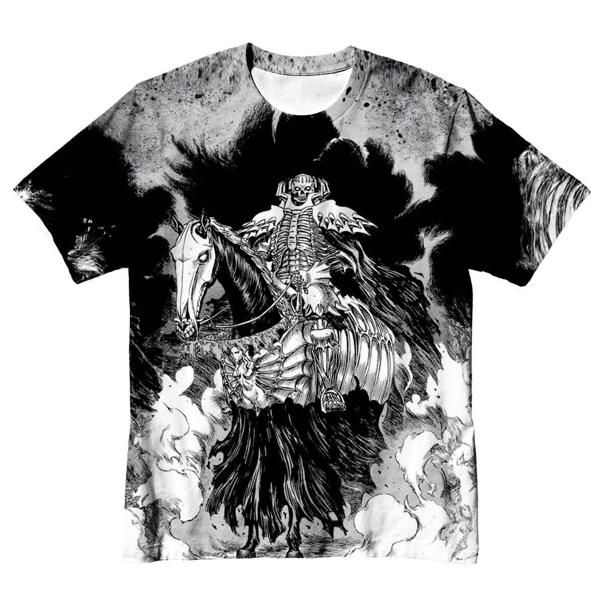 Berserker Skeleton Knight Mounted Comic Anime Apparel