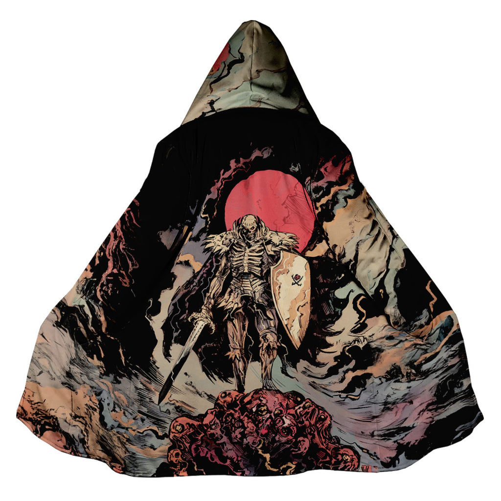 Berserker Skeleton Knight On Bone Pile Anime Apparel