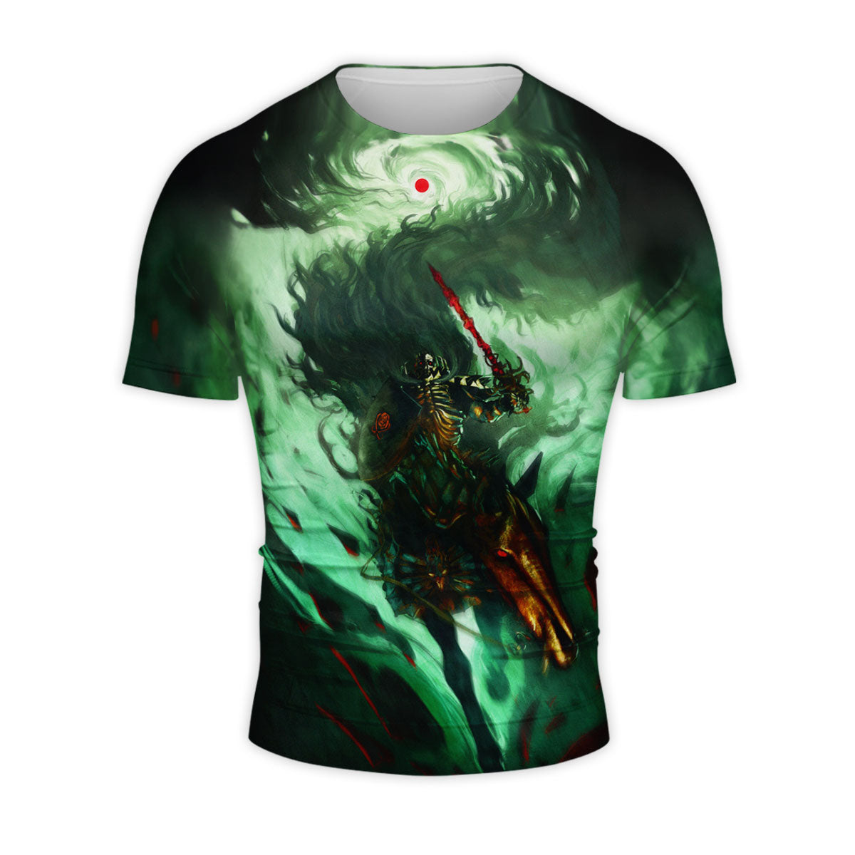 Berserker Skeleton Knight Riding Horse Anime Apparel