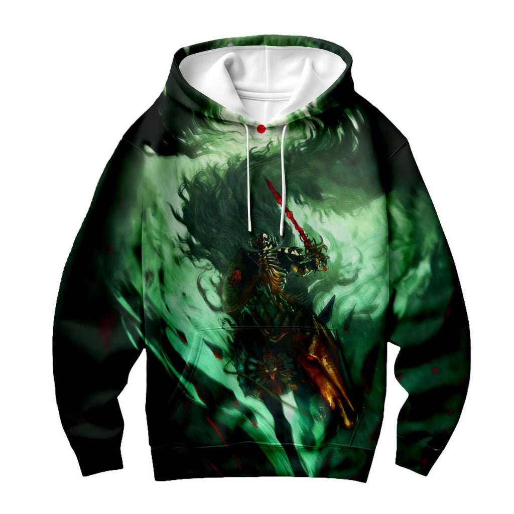 Berserker Skeleton Knight Riding Horse Anime Apparel