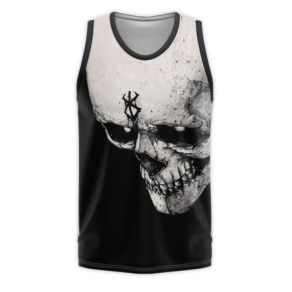 Berserker Skeleton Knight Scorched Face Anime Apparel