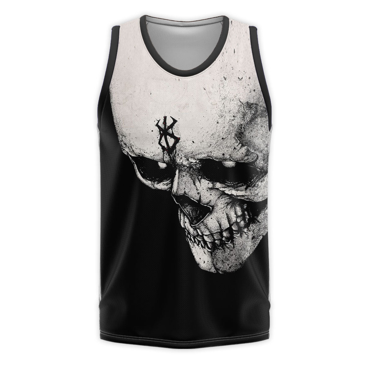Berserker Skeleton Knight Scorched Face Anime Apparel