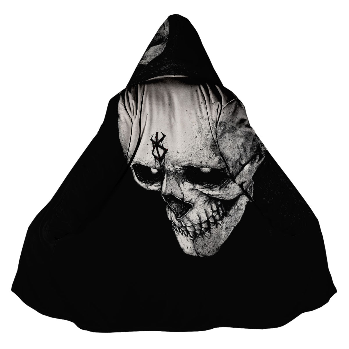Berserker Skeleton Knight Scorched Face Anime Apparel