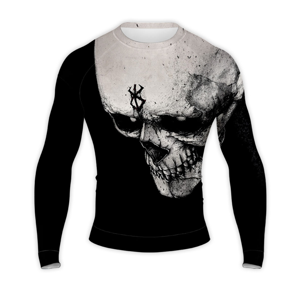 Berserker Skeleton Knight Scorched Face Anime Apparel