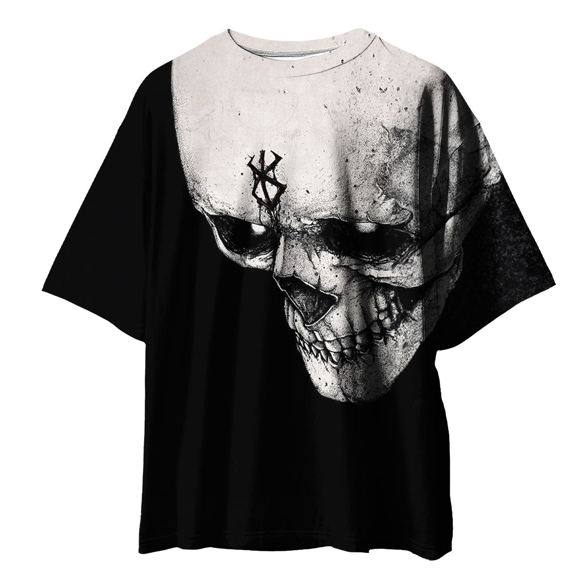 Berserker Skeleton Knight Scorched Face Anime Apparel