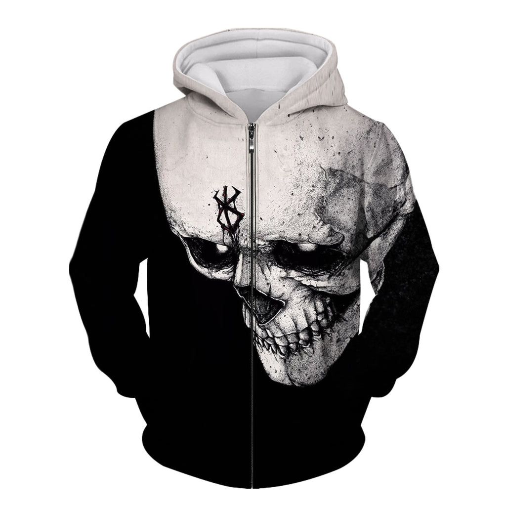 Berserker Skeleton Knight Scorched Face Anime Apparel