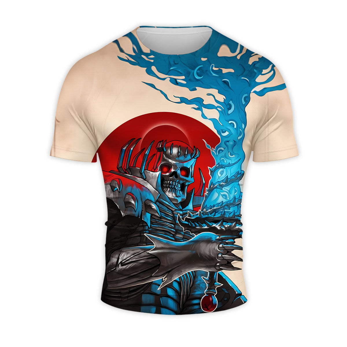 Berserker Skeleton Knight Wielding Sword Anime Apparel