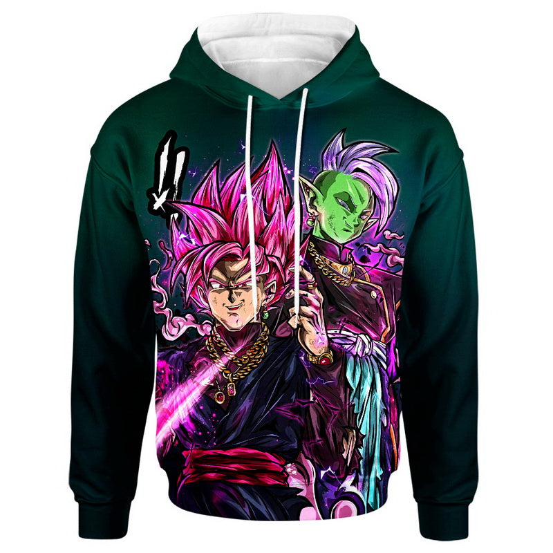 Black Goku and Zamasu Hoodie / T-Shirt