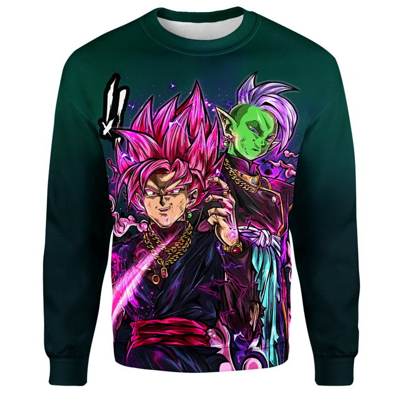 Black Goku and Zamasu Hoodie / T-Shirt